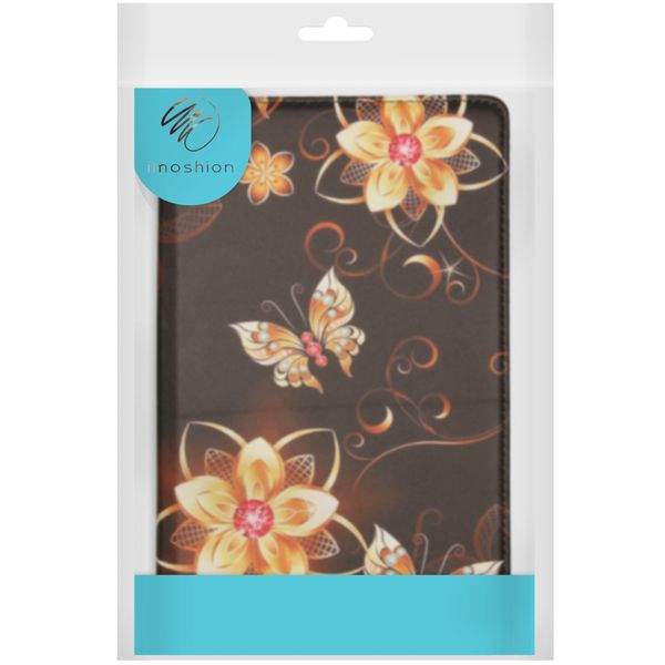 iMoshion 360° Draaibare Design Bookcase Galaxy Tab A7 - Butterfly Flower