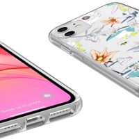 iMoshion Design hoesje iPhone 11 - Bloem - Wit