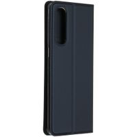 Dux Ducis Slim Softcase Bookcase Oppo Reno3 Pro - Blauw