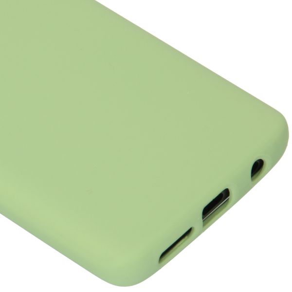 Accezz Liquid Silicone Backcover Samsung Galaxy S9 - Groen