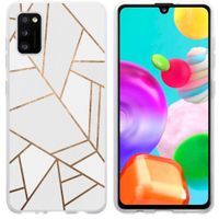 iMoshion Design hoesje Samsung Galaxy A41 - Grafisch Koper / Wit