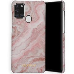 Selencia Maya Fashion Backcover Samsung Galaxy A21s - Marble Rose