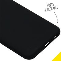 Accezz Liquid Silicone Backcover P Smart Pro / Huawei Y9s - Zwart