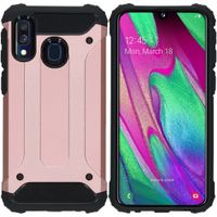 iMoshion Rugged Xtreme Backcover Samsung Galaxy A40 - Rosé Goud