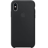 Apple Silicone Backcover iPhone Xs / X - Black