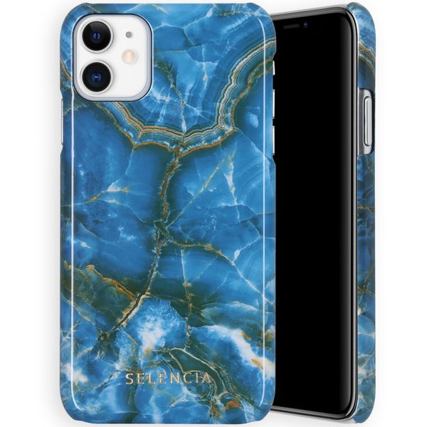 Selencia Maya Fashion Backcover iPhone 11 - Onyx Blue