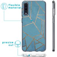 iMoshion Design hoesje Samsung Galaxy A50 / A30s - Grafisch Koper / Blauw