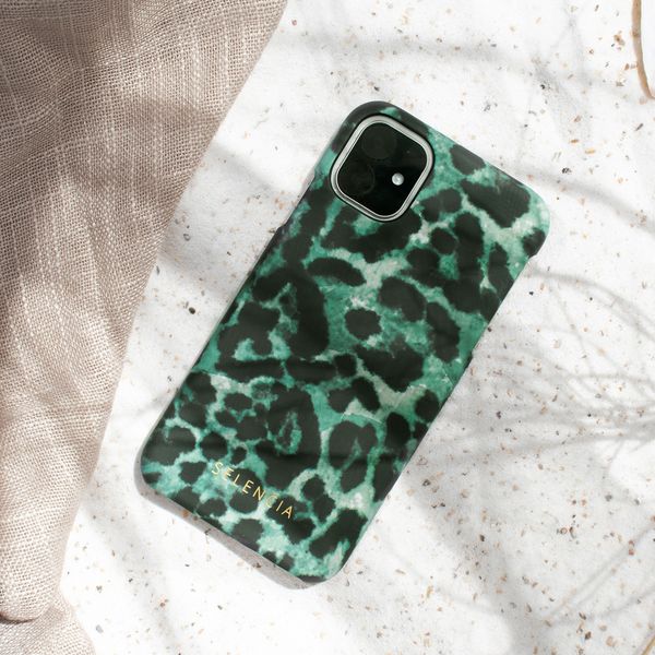 Selencia Maya Fashion Backcover Samsung Galaxy S10 - Green Panther