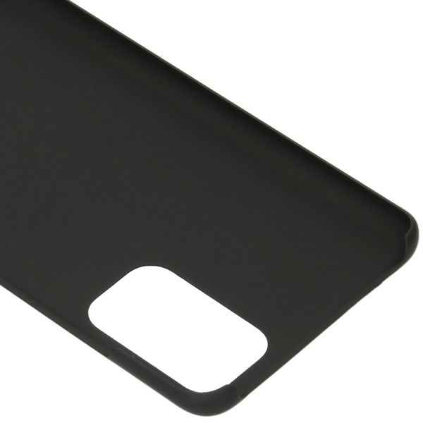 Effen Backcover Samsung Galaxy S20 Plus - Zwart