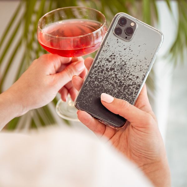 iMoshion Design hoesje Huawei P30 Lite - Spetters - Zwart