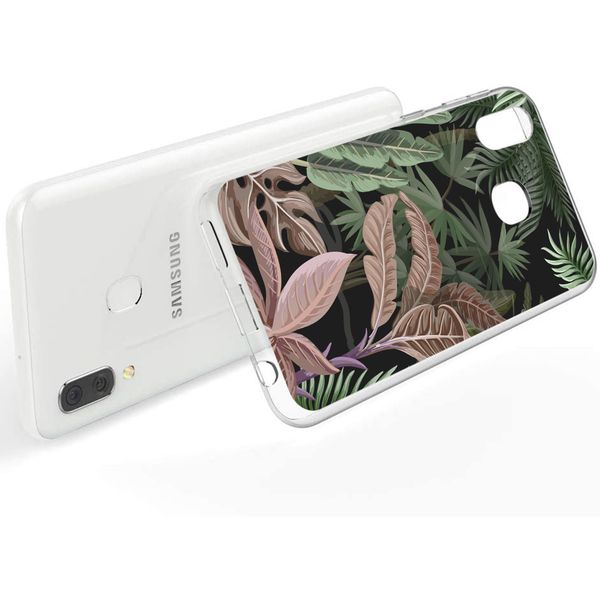 iMoshion Design hoesje Samsung Galaxy A20e - Jungle - Groen / Roze