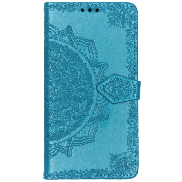 Mandala Bookcase Motorola Moto G7 Play - Turquoise