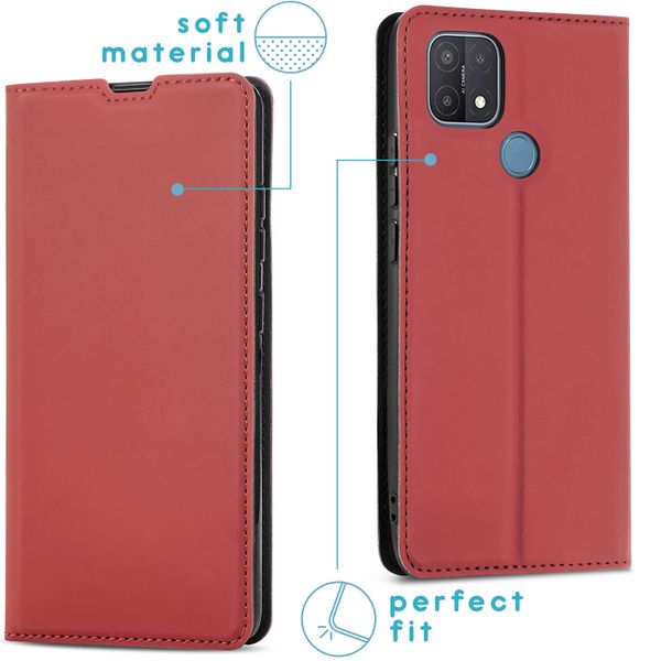 iMoshion Slim Folio Bookcase Oppo A15 - Rood