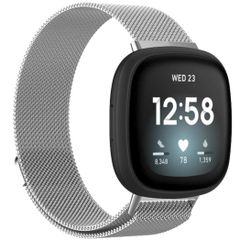 iMoshion Milanees Watch bandje Fitbit Sense / Versa 3 - Zilver