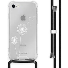 iMoshion Design hoesje met koord iPhone SE (2022 / 2020) / 8 / 7 - Paardenbloem - Wit