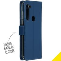 Accezz Wallet Softcase Bookcase Motorola Moto G8 Power - Blauw