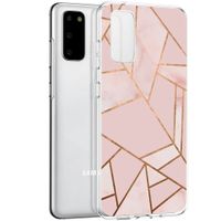 iMoshion Design hoesje Samsung Galaxy S20 - Grafisch Koper / Roze