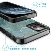 iMoshion Design hoesje iPhone 12 (Pro) - Patroon - Groen