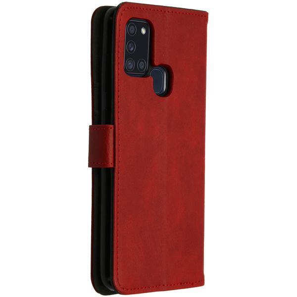 iMoshion Luxe Bookcase Samsung Galaxy A21s - Rood