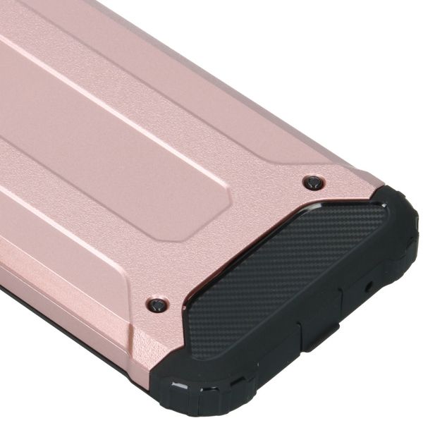 iMoshion Rugged Xtreme Backcover Motorola One Vision - Rosé Goud