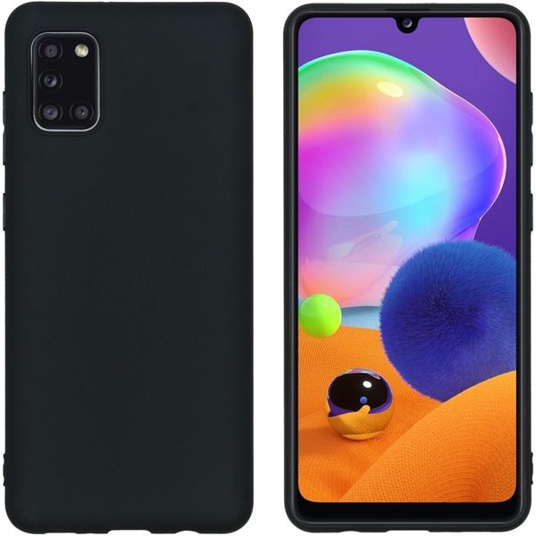 iMoshion Color Backcover Samsung Galaxy A31 - Zwart