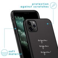 iMoshion Design hoesje iPhone 11 Pro - Wijnen Wijnen Wijnen - Zwart