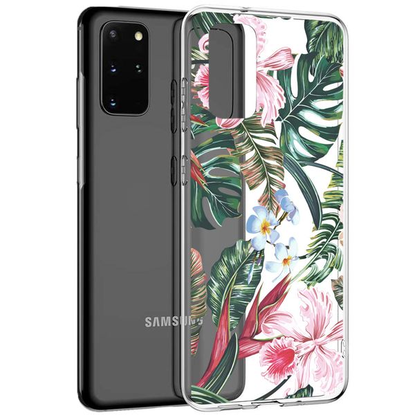 iMoshion Design hoesje Galaxy S20 Plus - Jungle - Groen / Roze