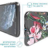 iMoshion Design hoesje iPhone 11 Pro - Jungle - Groen / Roze