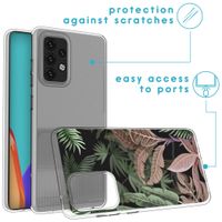 iMoshion Design hoesje Samsung Galaxy A52(s) (5G/4G) - Jungle - Groen / Roze