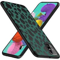 iMoshion Design hoesje Samsung Galaxy A51 - Luipaard - Groen / Zwart