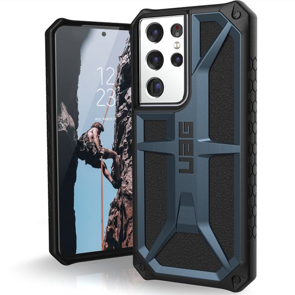 UAG Monarch Backcover Samsung Galaxy S21 Ultra - Blauw