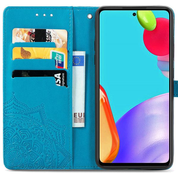 iMoshion Mandala Bookcase Samsung Galaxy A52(s) (5G/4G) - Turquoise