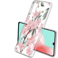 iMoshion Design hoesje Samsung Galaxy A41 - Bloem - Roze / Groen