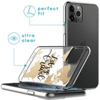 iMoshion Design hoesje iPhone 11 Pro - Let's Go Travel / Zwart