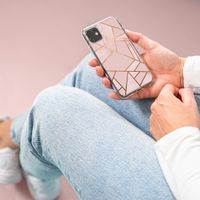 iMoshion Design hoesje Samsung Galaxy A71 - Grafisch Koper / Roze