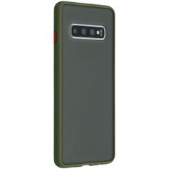 iMoshion Frosted Backcover Samsung Galaxy S10 - Groen