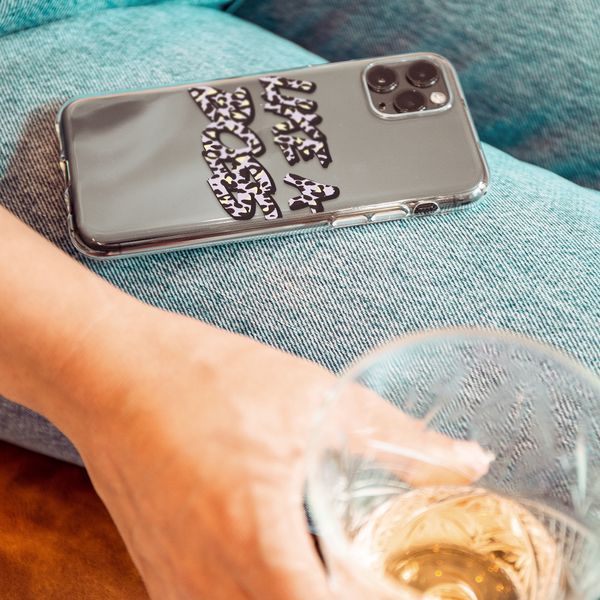 iMoshion Design hoesje iPhone 11 - Like A Boss - Paars / Zwart