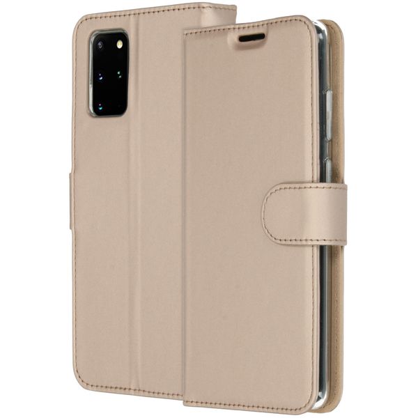 Accezz Wallet Softcase Bookcase Samsung Galaxy S20 Plus - Goud