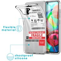 iMoshion Design hoesje Samsung Galaxy A71 - Label