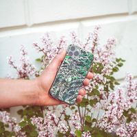 iMoshion Design hoesje Galaxy A40 - Jungle - Wit / Zwart / Groen