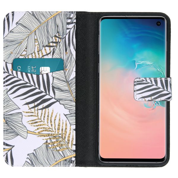 iMoshion Design Softcase Bookcase Galaxy S10 - Glamour Botanic