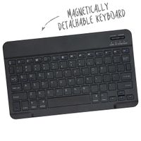 Accezz QWERTY Bluetooth Keyboard Bookcase iPad 10.2 (2019 / 2020 / 2021)