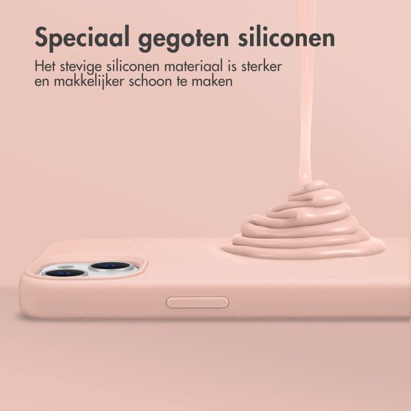 Accezz Liquid Silicone Backcover met MagSafe iPhone 12 (Pro)