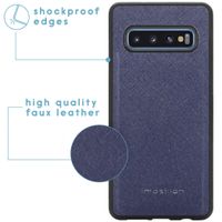 iMoshion Luxe Portemonnee Samsung Galaxy S10 - Donkerblauw