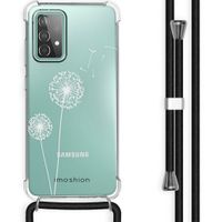 iMoshion Design hoesje met koord voor Samsung Galaxy A52(s) (5G/4G) - Paardenbloem - Wit