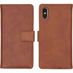 iMoshion Luxe Bookcase iPhone Xs / X - Bruin