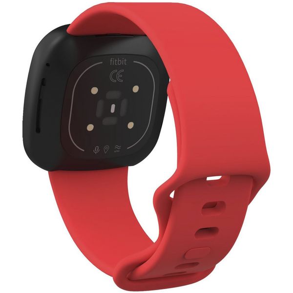 iMoshion Siliconen bandje Fitbit Sense / Versa 3 - Rood