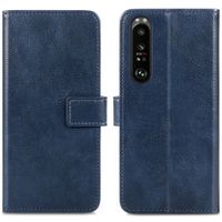 iMoshion Luxe Bookcase Sony Xperia 1 III - Donkerblauw