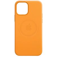 Apple Leather Backcover MagSafe iPhone 12 Mini - California Poppy