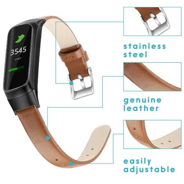 iMoshion Echt lederen bandje Samsung Galaxy Fit - Bruin